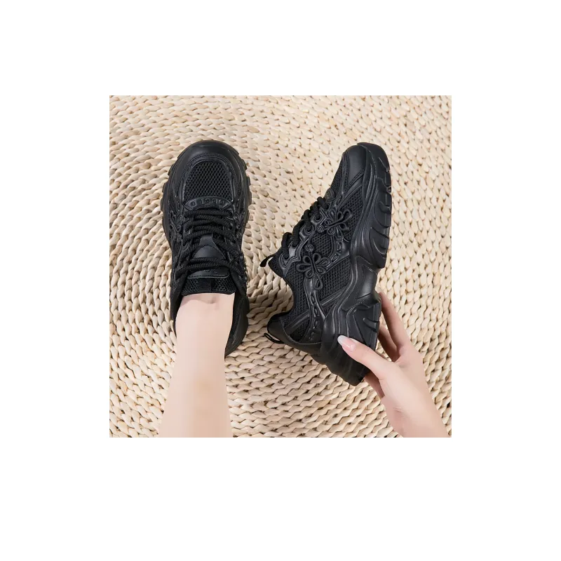 ZOVE Durable Breathable Low Top Chunky Sneakers Women's-12