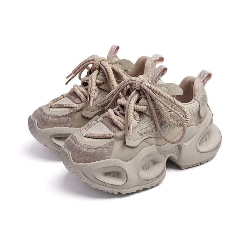 BURGELY Lightweight Low Top Chunky Sneakers Women's-1