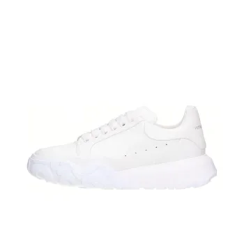 Alexander McQueen Court Trainer Low Top Sports Casual Shoes Men's White
