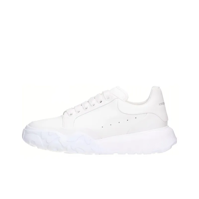 Alexander McQueen Court Trainer Low Top Sports Casual Shoes Men's White-0