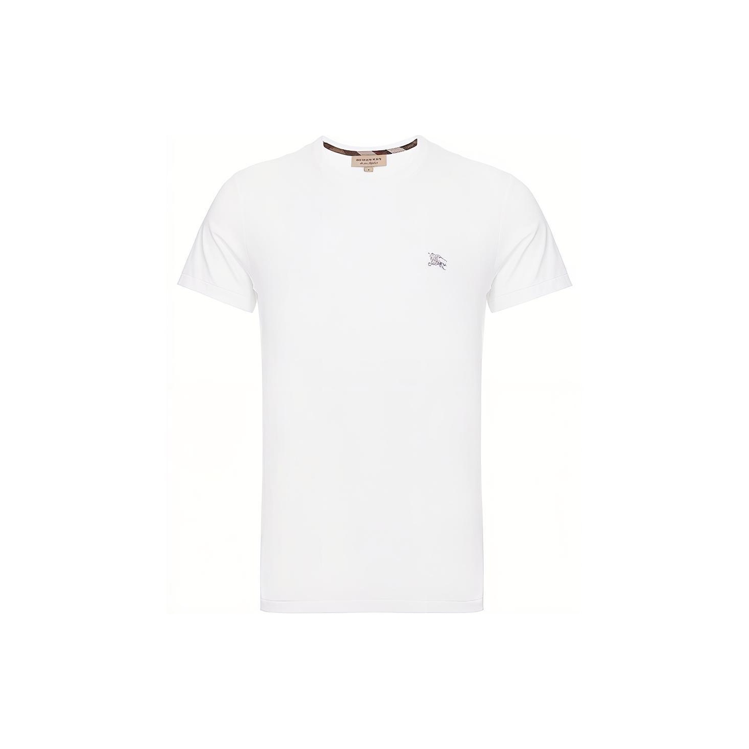 Burberry Solid White Mesh Lined Activewear T-shirt deals Men’s XXL