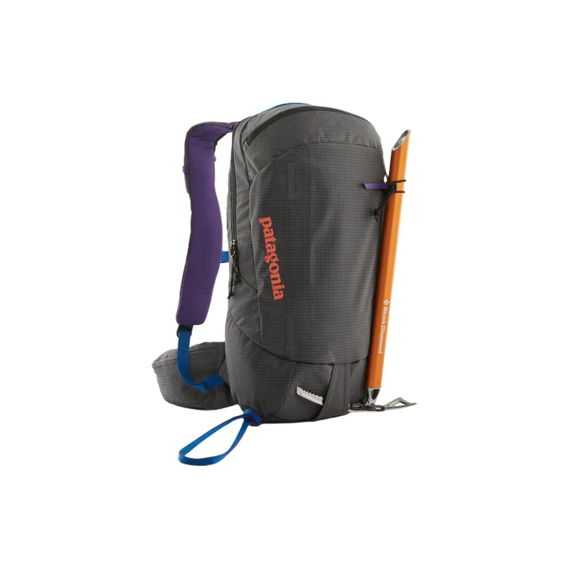 Patagonia Recycled Nylon Outdoor Mountaineering Backpack Unisex Forge Gray-1