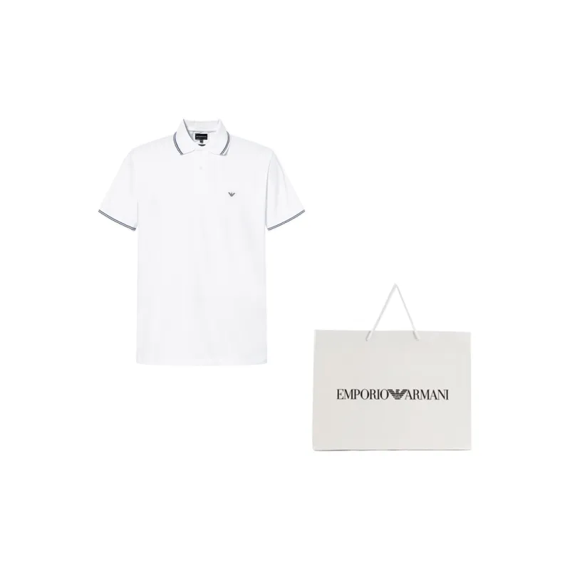 EMPORIO ARMANI Logo Detailed Short Sleeved Polo Shirt-2
