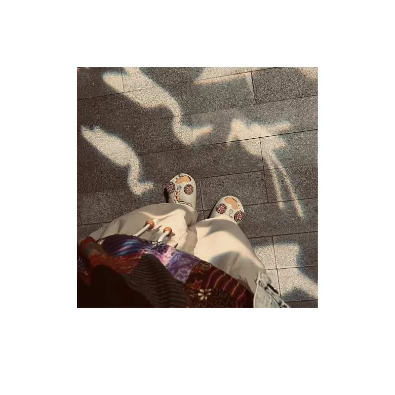 HelloSlippers Mr. Skully Slip-Resistant Flame Zombie Slide Slippers Unisex-7