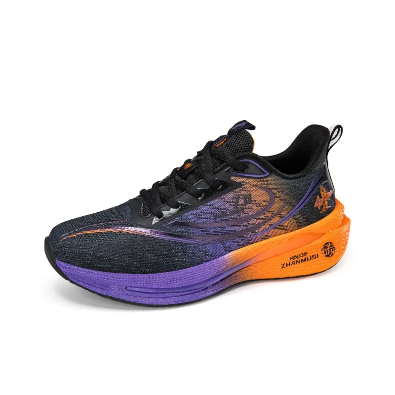 ANDEZHANMUSI Cushioning, Abrasion Resistant, Slip Resistant Low Top Running Shoes Men's-1