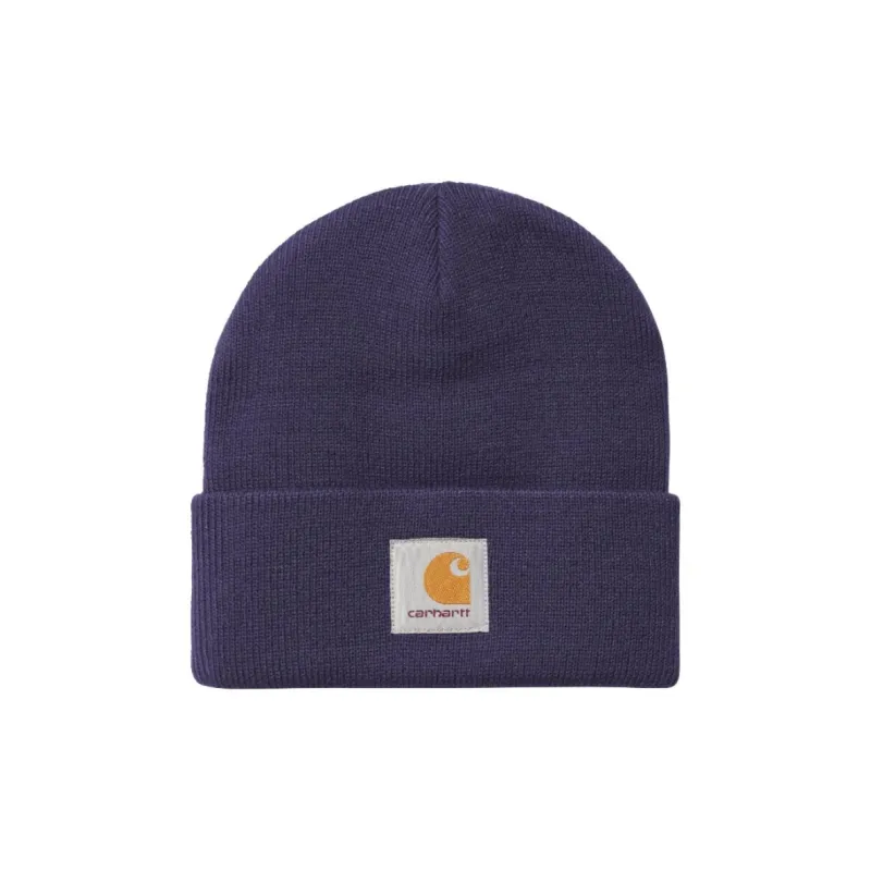Carhartt Logo Patch Ribbed Beanie-0