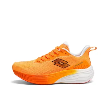 LOTTO Anti Slip Wear Resistant Low Top Carbon Plate Training Running Shoes Women's Neon Orange