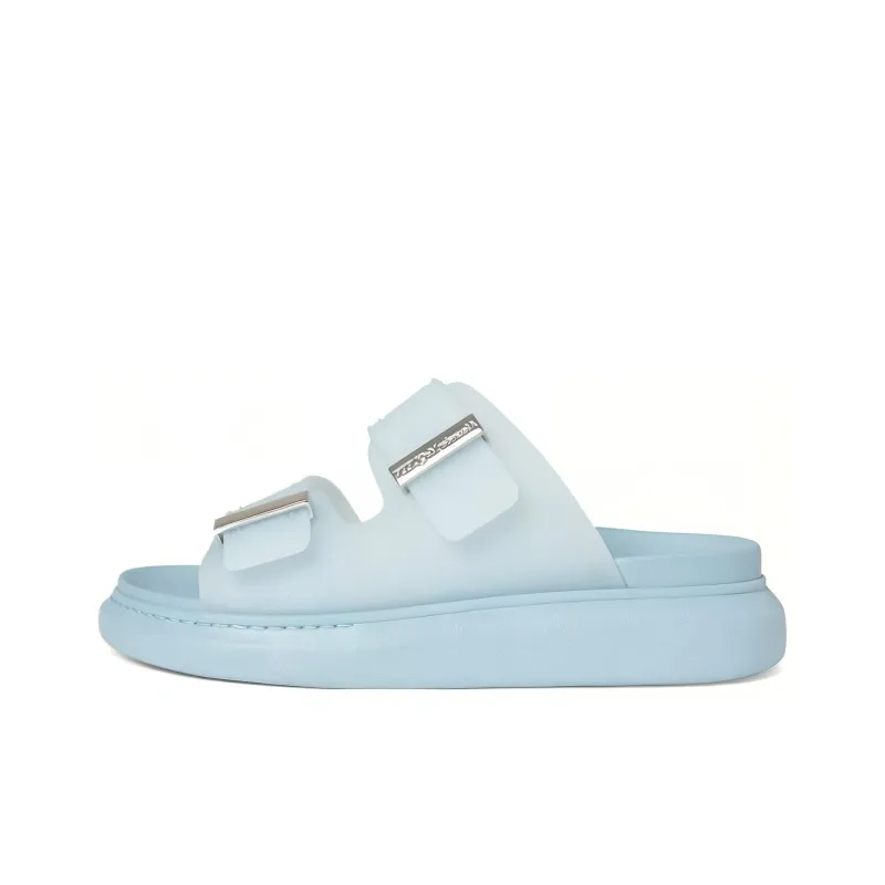 Alexander McQueen Buckle-Detailed Slip-On Sandals Women's-0