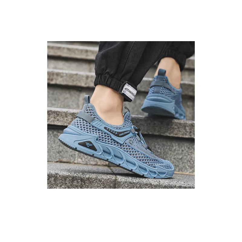 PAUL FRANK Students Sports Mesh Shoes Abrasion Resistant Lightweight Slip Resistant Low Top Casual Shoes Men's-25