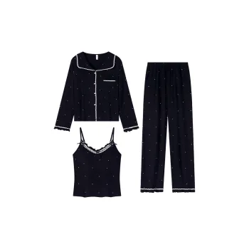 O'MESIK Pajama Set Women's Black