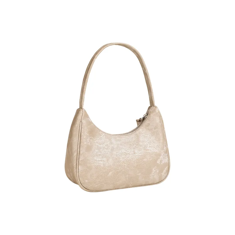 AILUXI Synthetic Leather Shoulder Bag Regular Women's Almond Brown-2