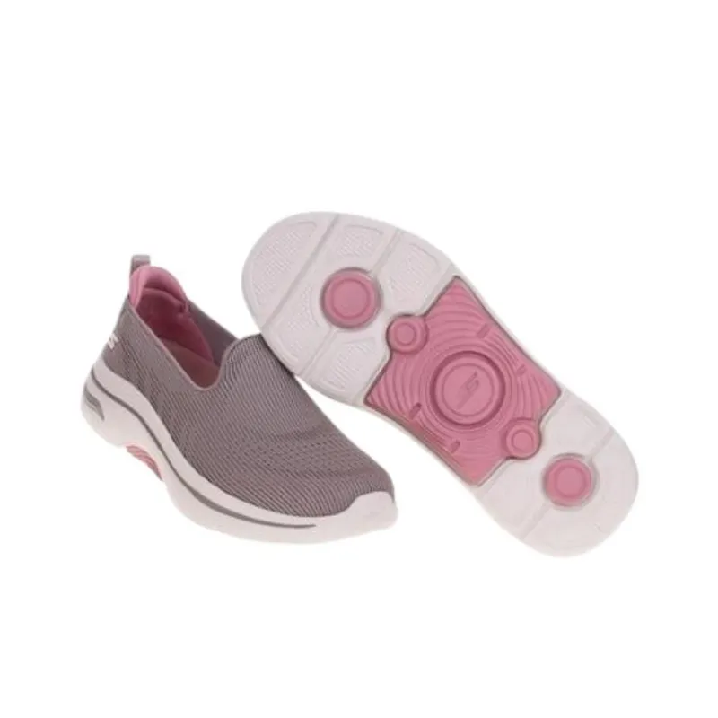 Skechers Anti-Slip Wear-Resistant Mid-Top Casual Shoes Women's Dusty Pink-3