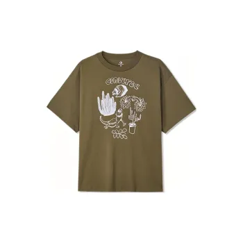 Converse T Shirt Men's Army Green
