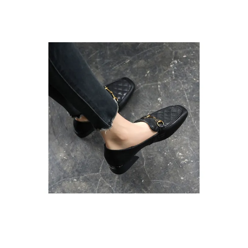 FOXER Casual Single Shoes 3cm Women's Black-1