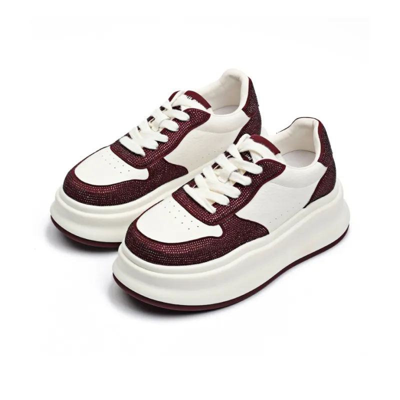 CENTRAL&KITTY Lightweight Height Increasing Low-Top Skateboard Shoes Women's-2