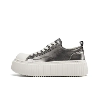 CHERYKALLY Low-Top Skateboard Shoes Women's Gunmetal