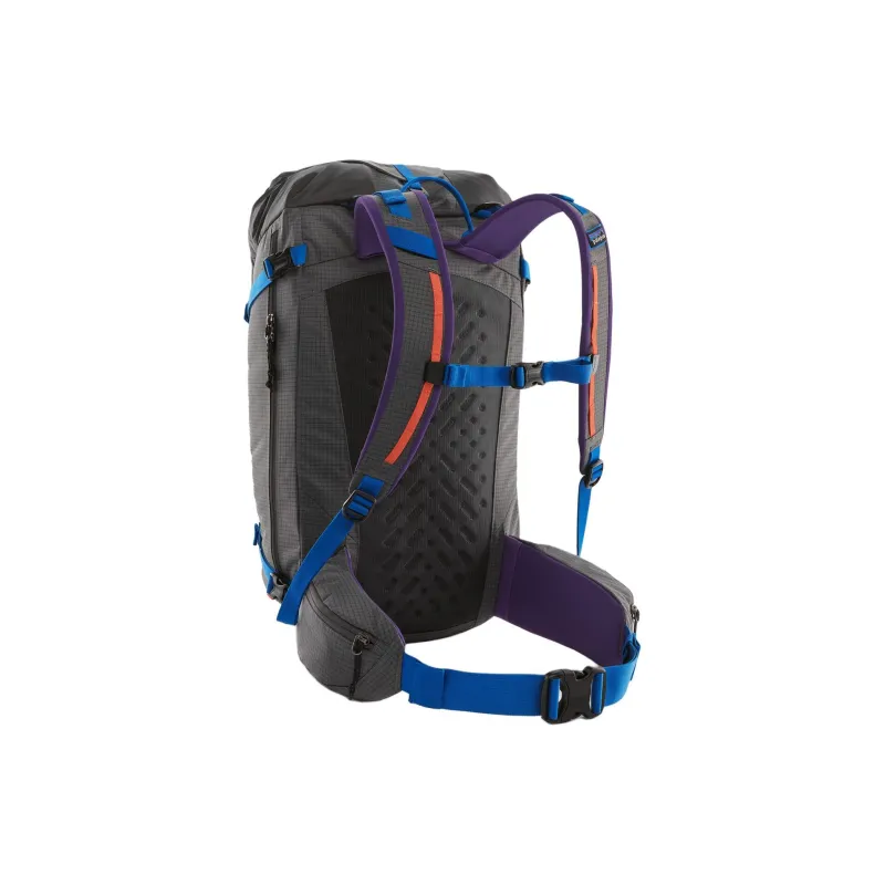 Patagonia Recycled Polyester Outdoor Mountaineering Bag Backpack Unisex Forged Gray-4