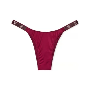 Victoria's Secret Very Sexy Double Shine Strap Lace Brazilian Panty / C R Underpants Women's 1 Pack Red