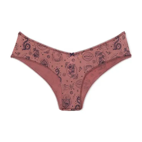 Victoria's Secret Very Sexy Strappy Hardware Cheeky Panty / VRA Underpants Women's 1 Pack Vintage Rose