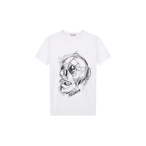 Alexander McQueen T-Shirts Men White