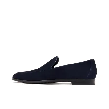 Magnanni Almond-toe Suede Loafers