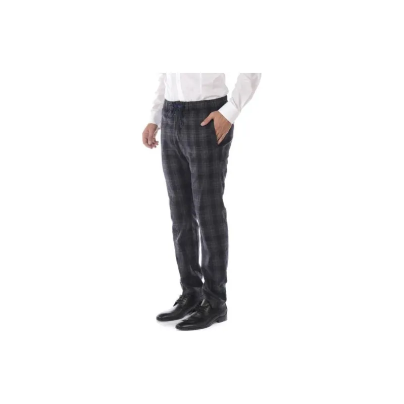 DANIELE ALESSANDRINI Casual Pants Men's Blue-3