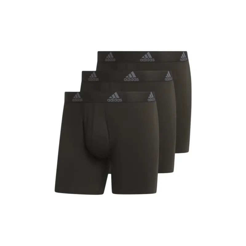 Adidas Free Shipping With AdiClub Stretch Cotton Boxer Briefs 3 pack-0