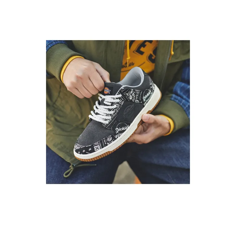 Dickies Low Top Skateboard Shoes Men's Black-5