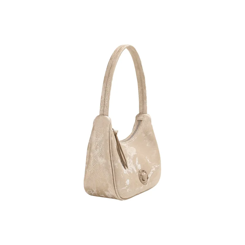 AILUXI Synthetic Leather Shoulder Bag Regular Women's Almond Brown-1