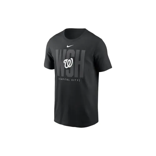 Nike X MLB Co-brand T-Shirts Men Black