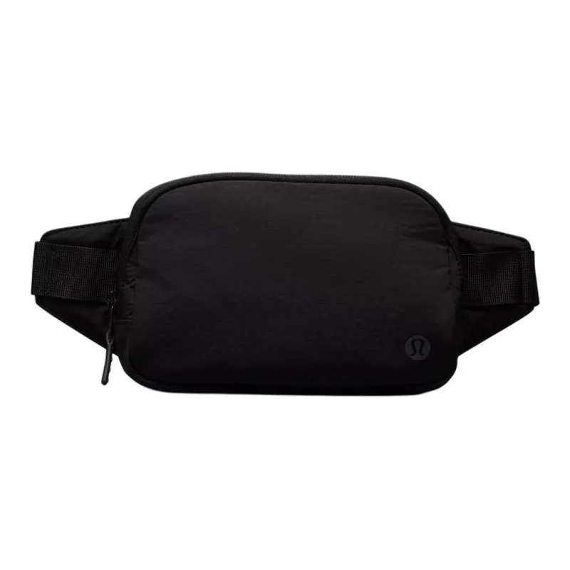 Lululemon Nylon With Recycled Polyester One Shoulder Crossbody Fanny Pack Unisex Black-0