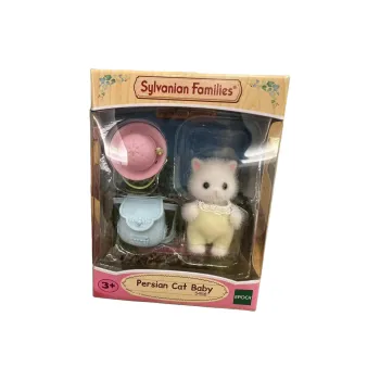 Sylvanian Families Persian Cat Goes To School Set Dolls Plush Doll Small Size Tall