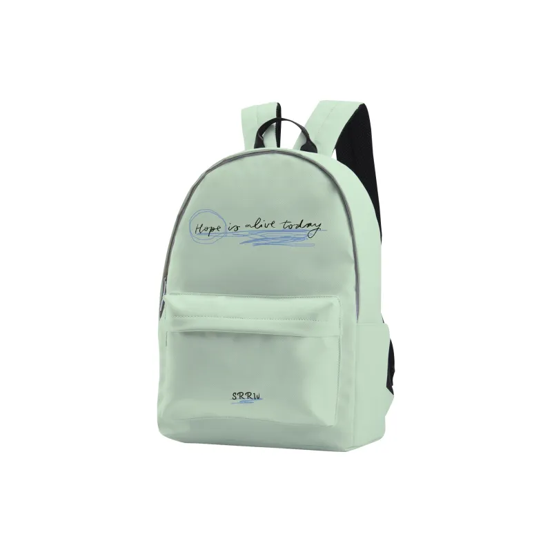 SRRW PU Students Backpack Regular Unisex Ecru-26