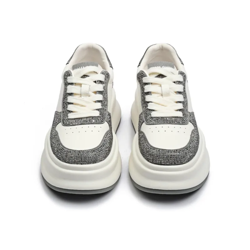 CENTRAL&KITTY Lightweight Height Increasing Low-Top Skateboard Shoes Women's-4