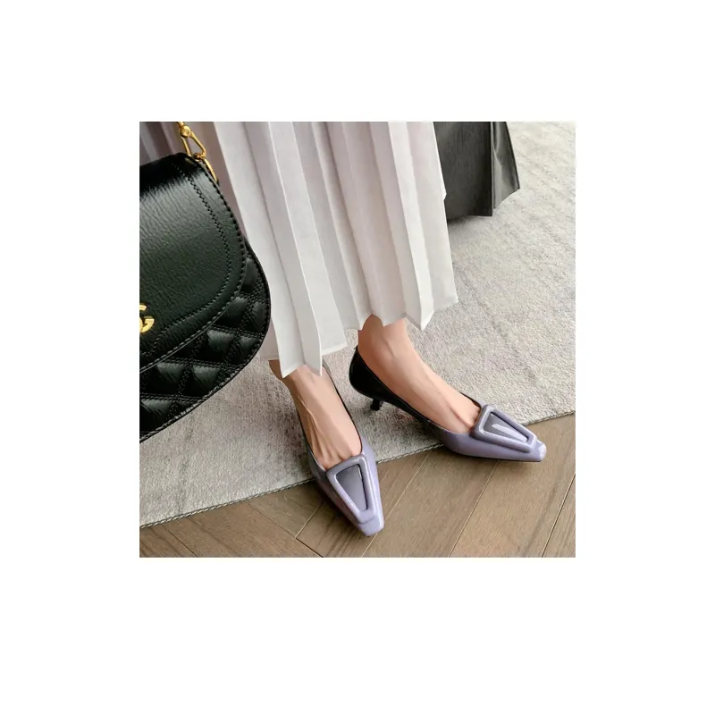 AIQINISHA Slim Heel High Heels 5cm Women's-3