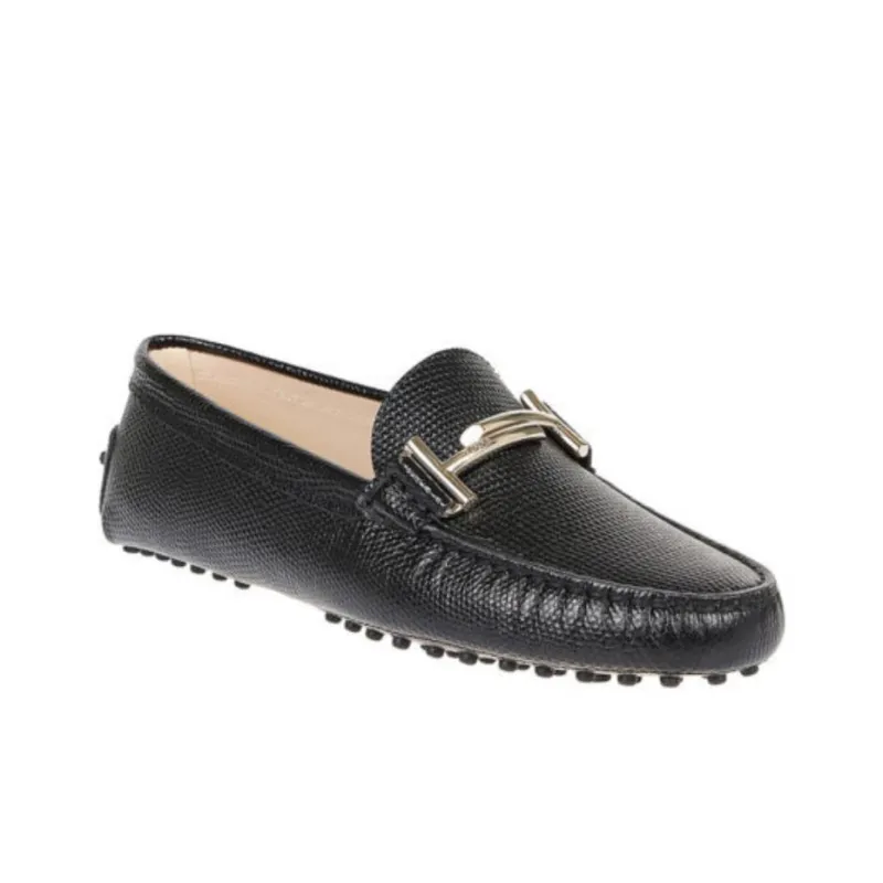 TOD'S Gommino Beanie Shoes Women's Black-2