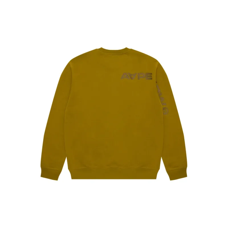 Aape Logo patch Crew neck Sweatshirt-3