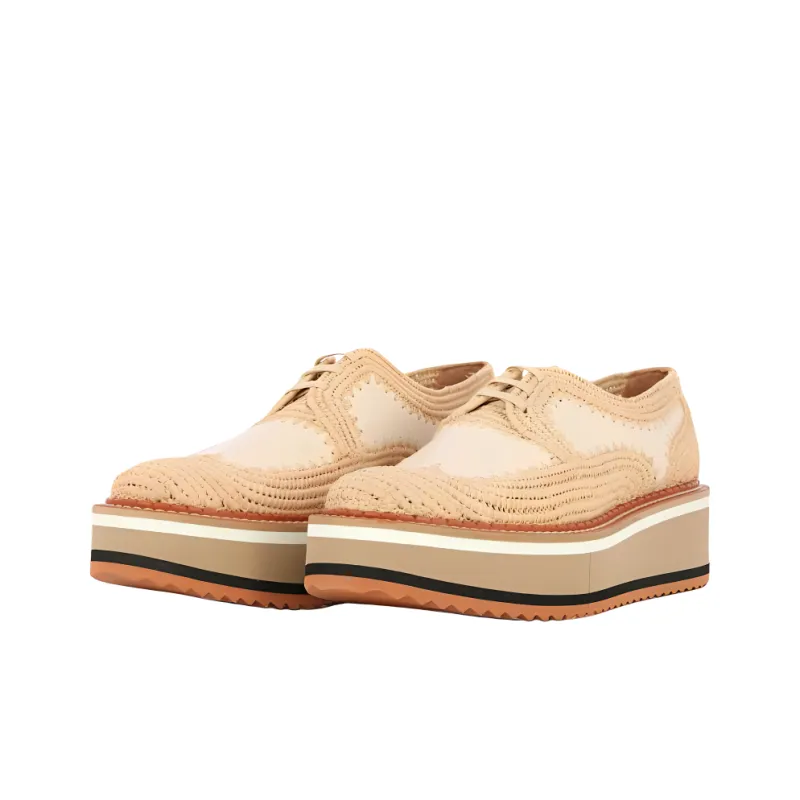 CLERGERIE Blake Casual Single Shoes 4.5cm Women's Beige-2