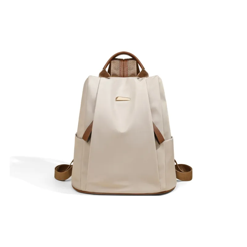 COMELY Fabric Backpack Regular Women's Khaki-1