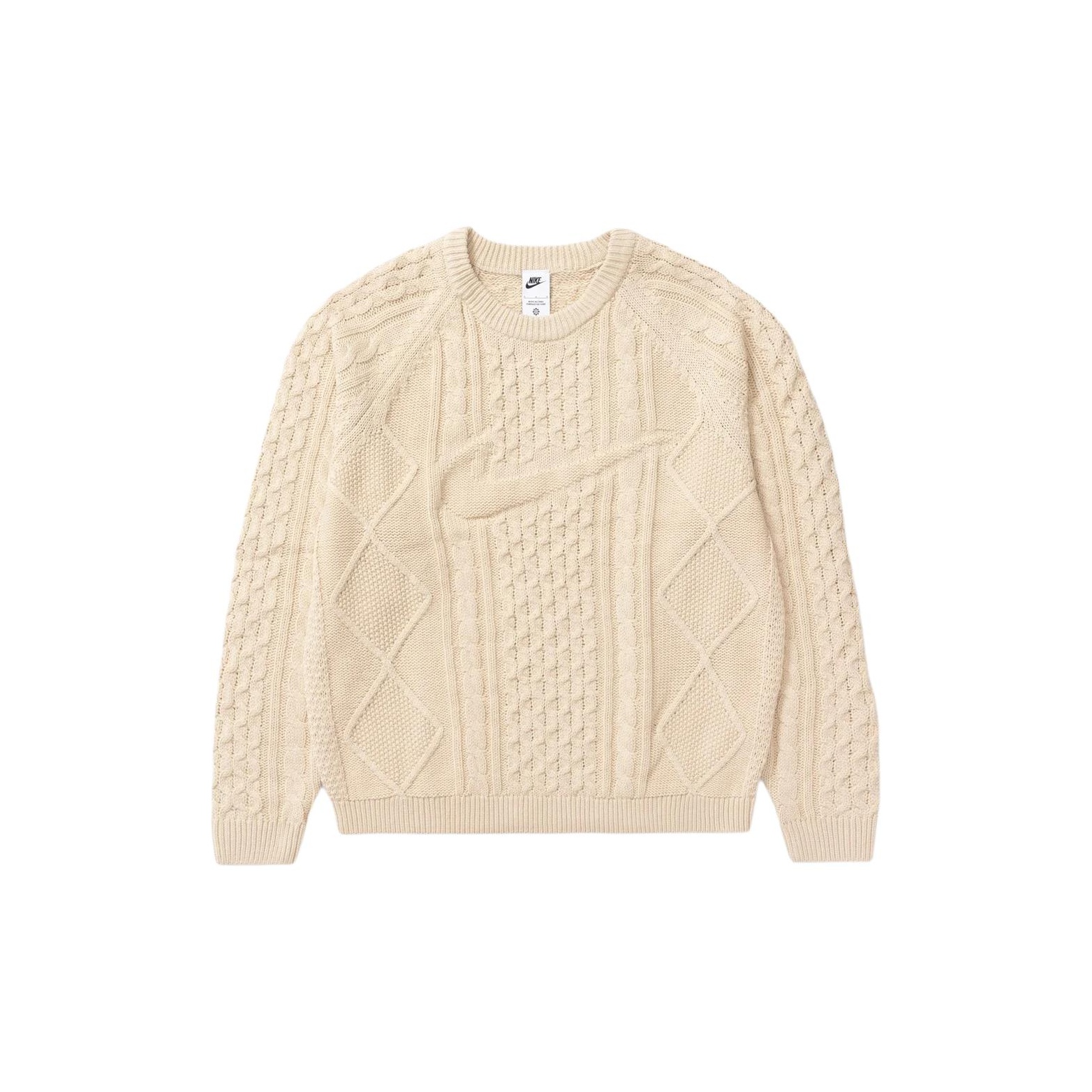 Stussy X Nike Icon Knit Sweater 'Natural' - POIZON Stussy X Nike Icon Knit Sweater 'Natural' - POIZON