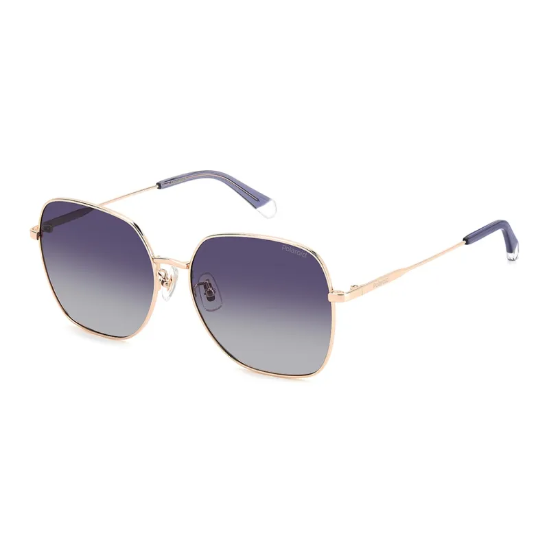 Polaroid Plate Alloy Frame Square Polarized Sunglasses Unisex-1