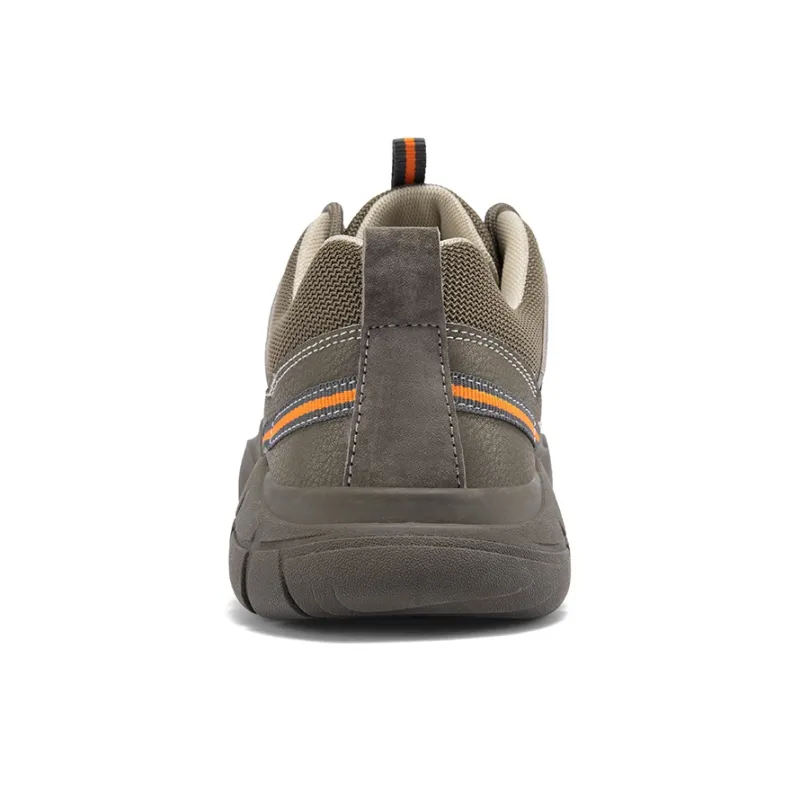 Jeep Cushioning Anti-Slip And Wear-Resistant Low-Top Outdoor Shoes Men's Gray-4