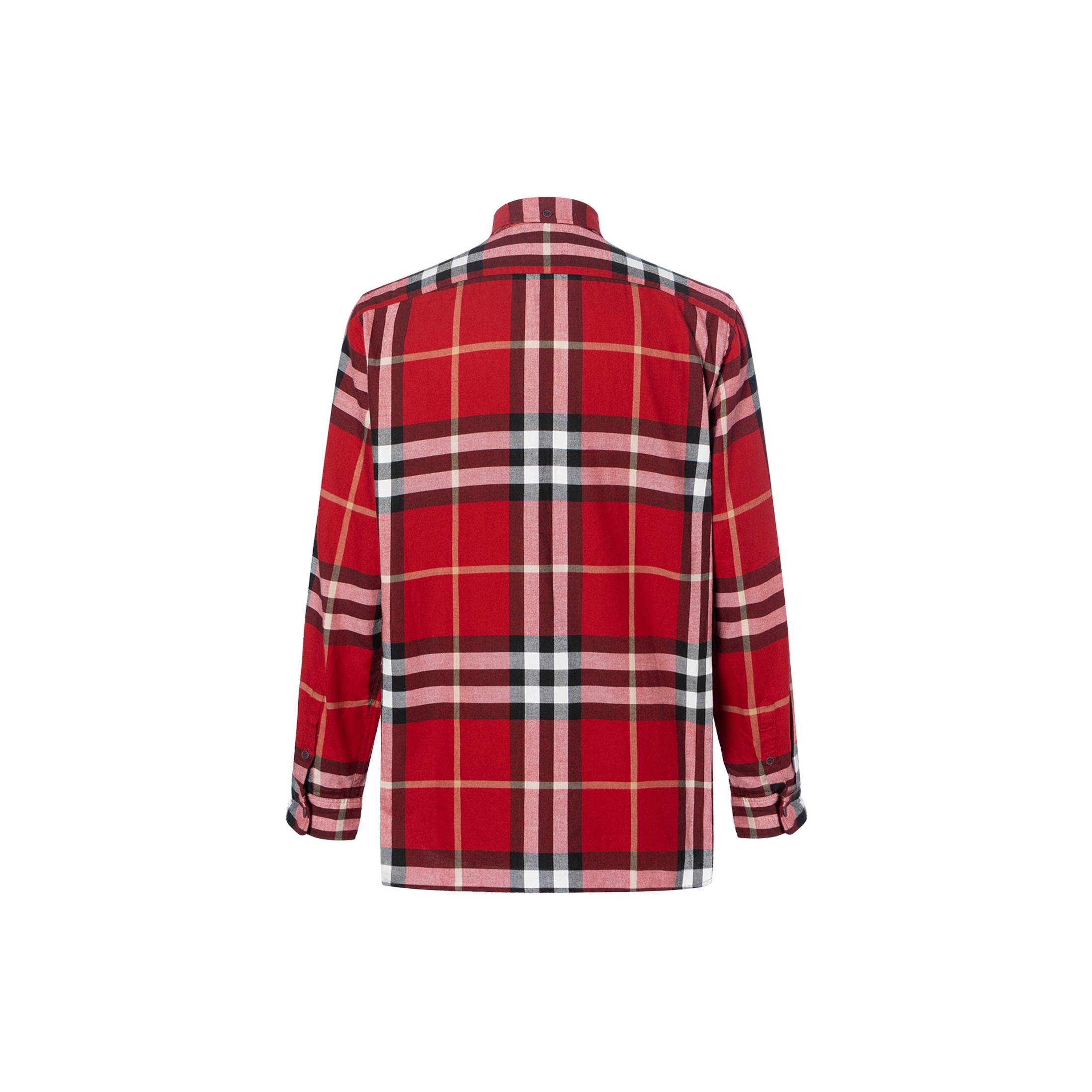 Burberry Shirts Men Red M Without Shopping Bag and Box - POIZON