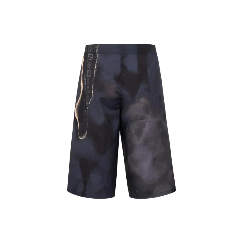 FENDI SS22 Casual Shorts Men's Black-1