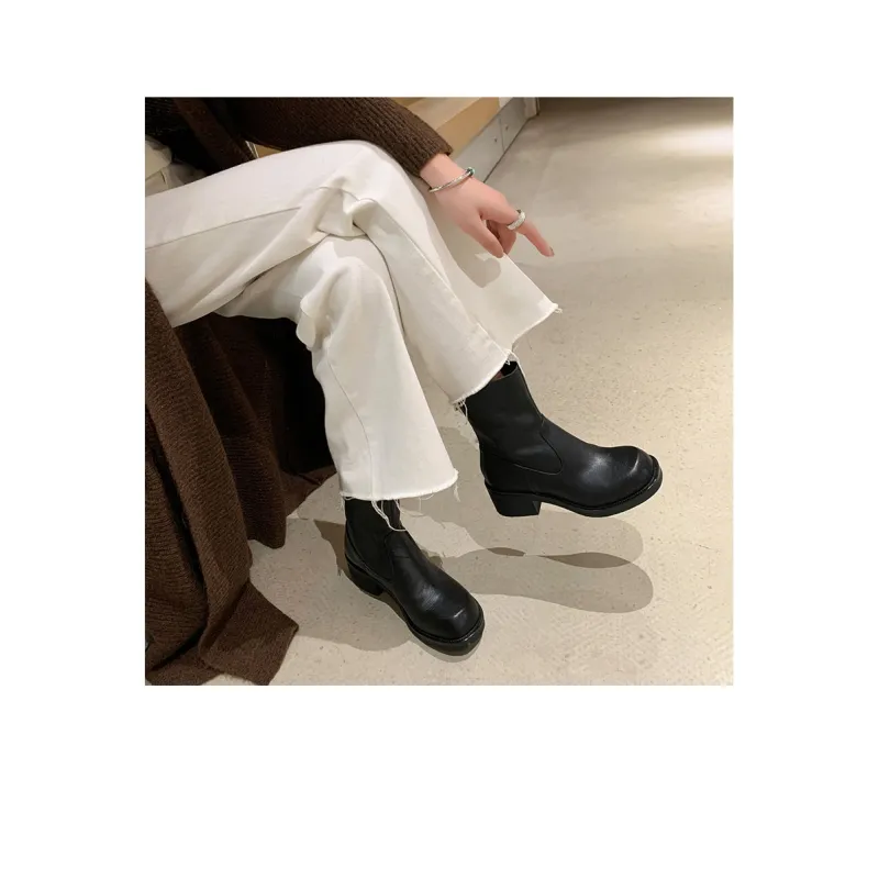 Echo&yolo Ankle Boots 4cm Women's-5
