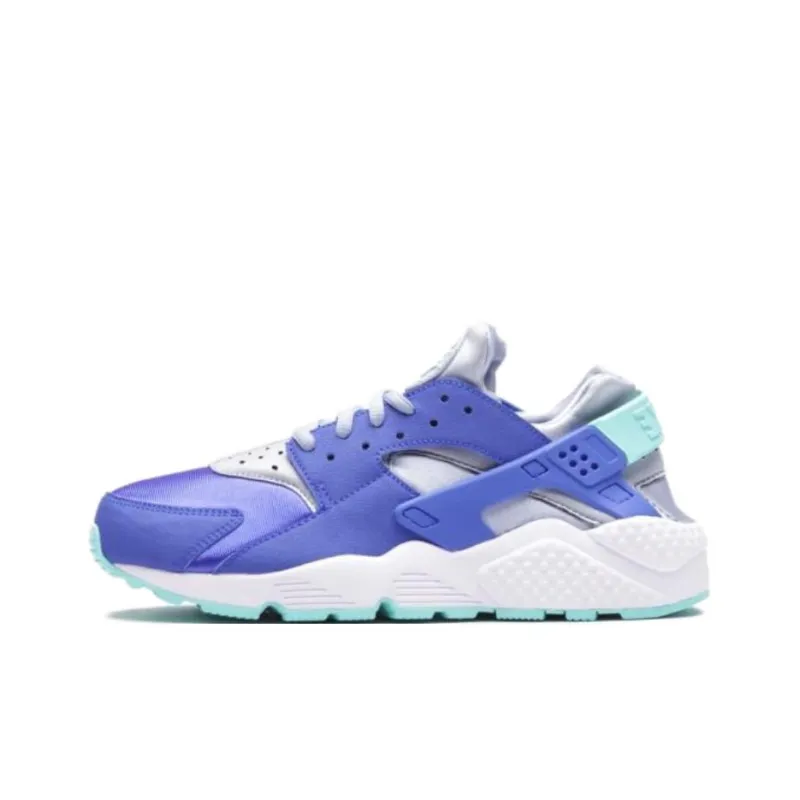 Nike Air Huarache Run Slip Resistant Low Top Casual Running Shoes Unisex Blue-0