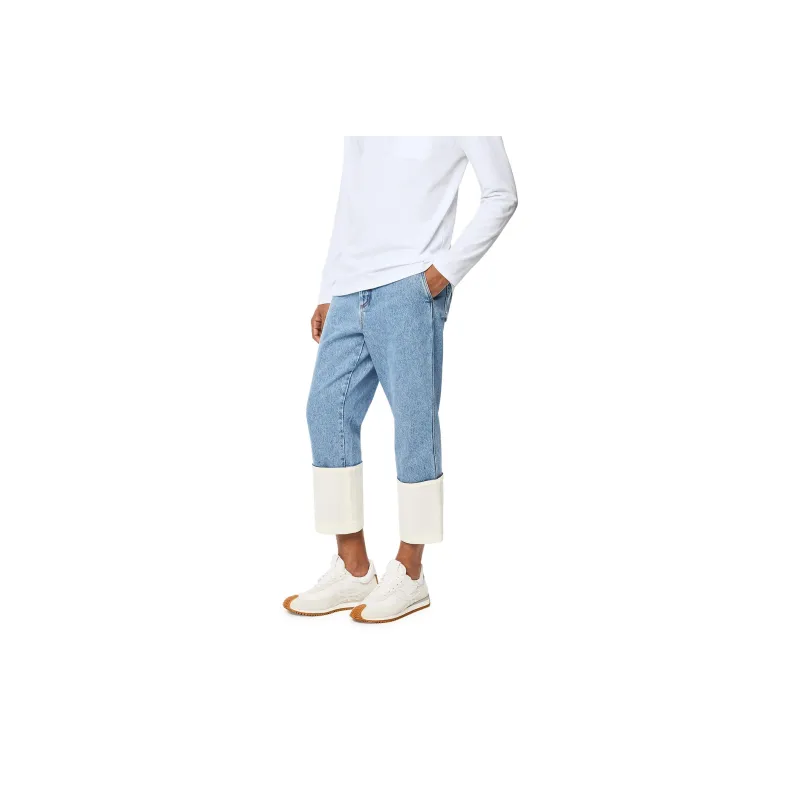 LOEWE Flow Runner Low White Light Grey Gum-5