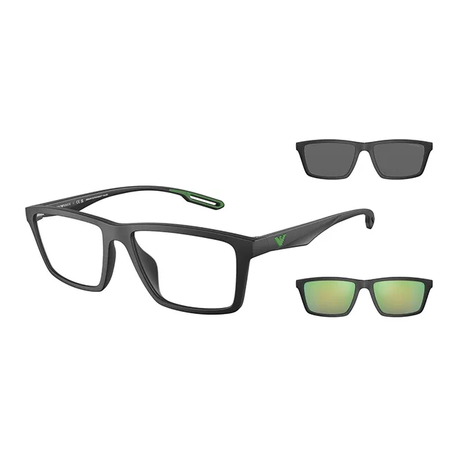 EMPORIO ARMANI Rectangle frame Glasses-0