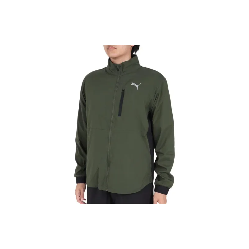 PUMA Jackets & Coats Unisex Olive Green-1