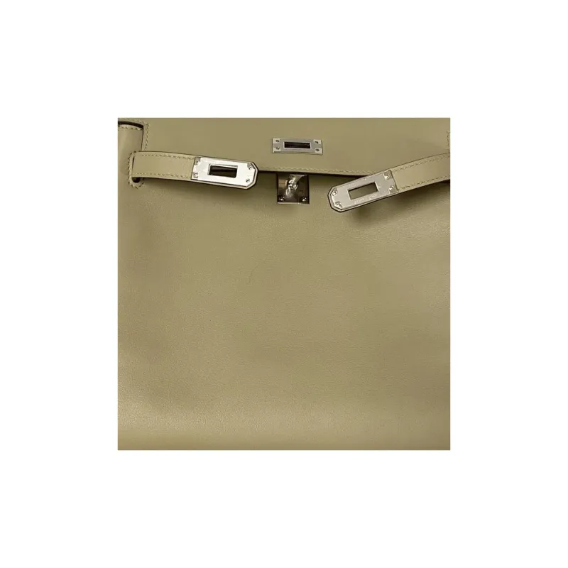HERMES Kelly Swift Calfskin Kelly Bag Handbags Women's 8Q BEIGE MARFA Marfa Mi-1